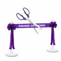 Grand Opening Kit-36" Ceremonial Scissors, Ribbon, Bows, Stanchions